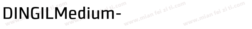 DINGILMedium字体转换
