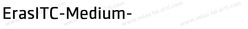 ErasITC-Medium字体转换