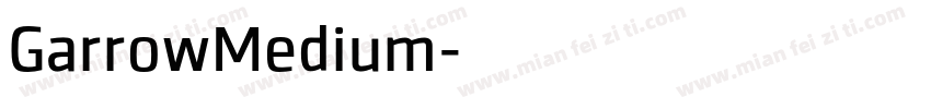 GarrowMedium字体转换
