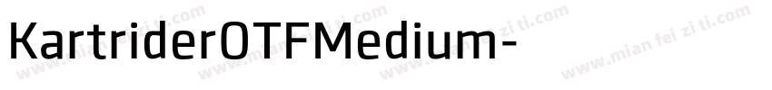 KartriderOTFMedium字体转换