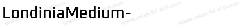 LondiniaMedium字体转换