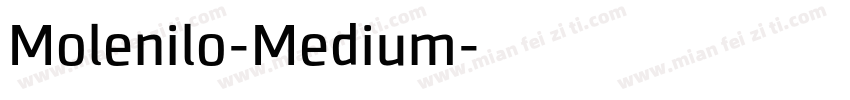 Molenilo-Medium字体转换