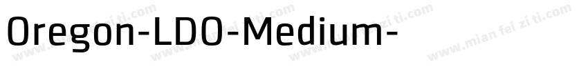 Oregon-LDO-Medium字体转换
