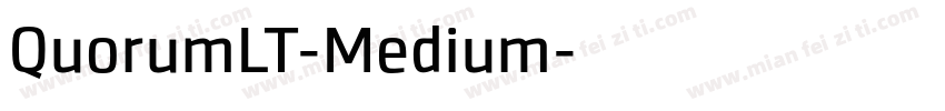 QuorumLT-Medium字体转换