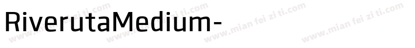 RiverutaMedium字体转换