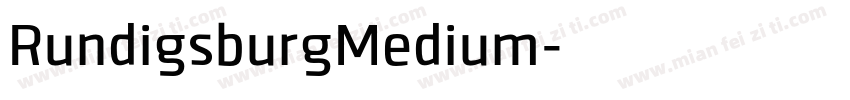 RundigsburgMedium字体转换