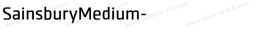 SainsburyMedium字体转换