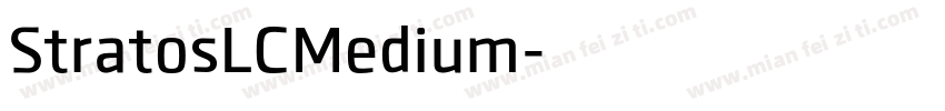 StratosLCMedium字体转换
