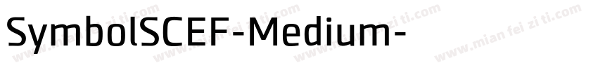 SymbolSCEF-Medium字体转换