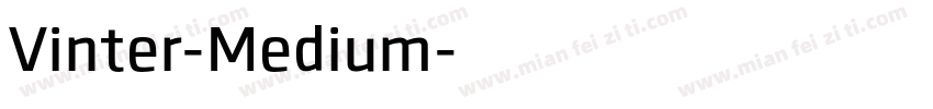 Vinter-Medium字体转换