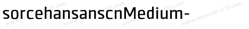 sorcehansanscnMedium字体转换
