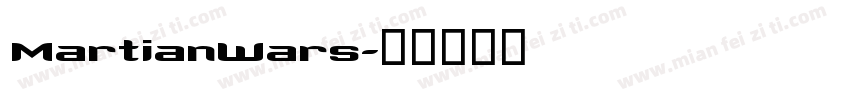 MartianWars字体转换