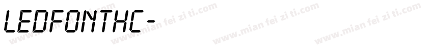 LEDFontHC字体转换
