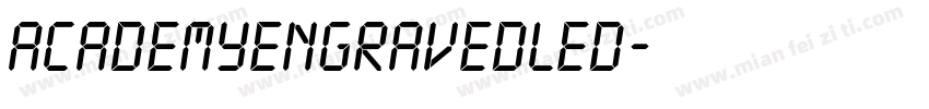 academyengravedled字体转换