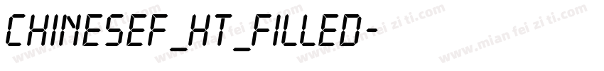 chinesef_ht_filled字体转换