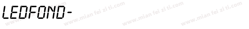 ledfond字体转换