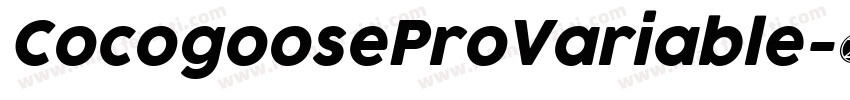 CocogooseProVariable字体转换