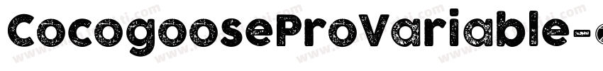 CocogooseProVariable字体转换