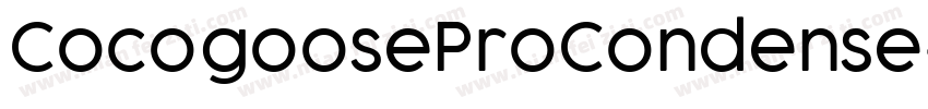 CocogooseProCondense字体转换