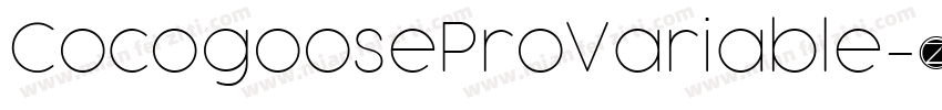 CocogooseProVariable字体转换