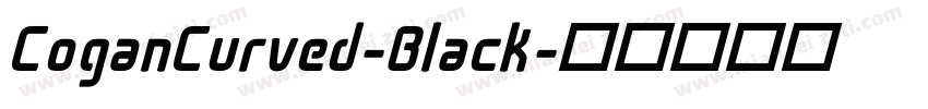 CoganCurved-Black字体转换