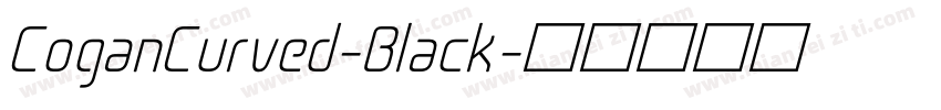 CoganCurved-Black字体转换