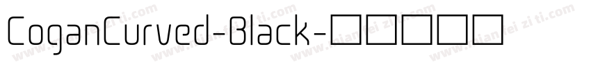 CoganCurved-Black字体转换
