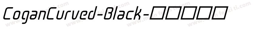 CoganCurved-Black字体转换