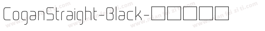 CoganStraight-Black字体转换