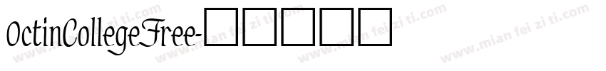 0ctinCollegeFree字体转换