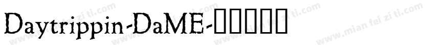 Daytrippin-DaME字体转换