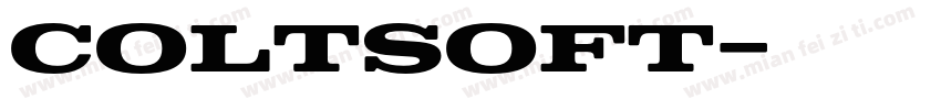ColtSoft字体转换