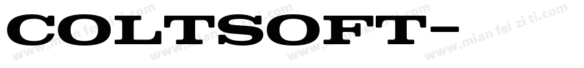 ColtSoft字体转换