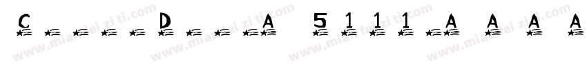 CometDeer-5111z字体转换