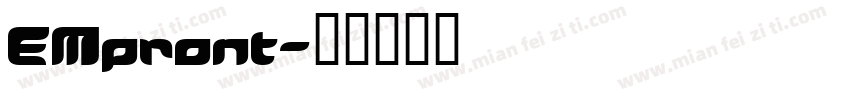 EMpront字体转换