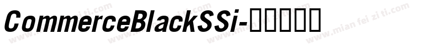 CommerceBlackSSi字体转换