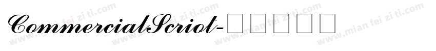 CommercialScriot字体转换