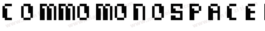 CommoMonospaced-WmZz字体转换