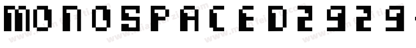 Monospaced2929字体转换