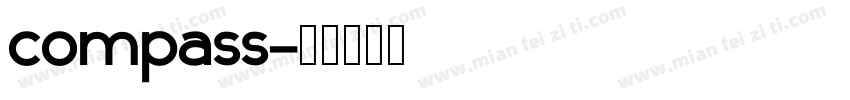 compass字体转换