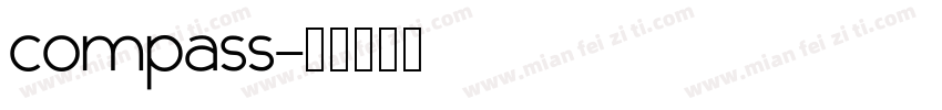 compass字体转换