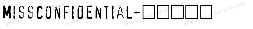 MissConfidential字体转换