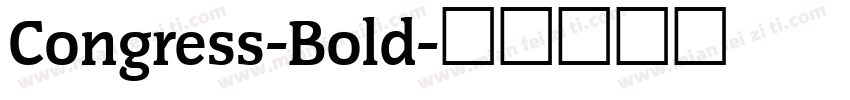Congress-Bold字体转换