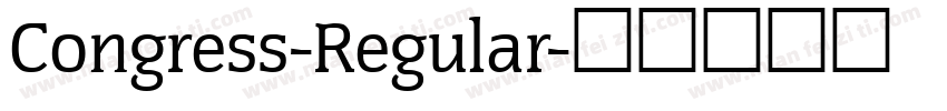 Congress-Regular字体转换