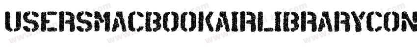 UsersmacbookairLibraryContainer字体转换