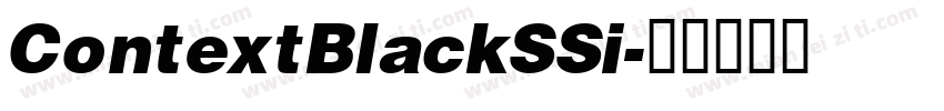 ContextBlackSSi字体转换