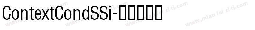 ContextCondSSi字体转换
