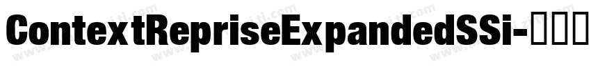 ContextRepriseExpandedSSi字体转换