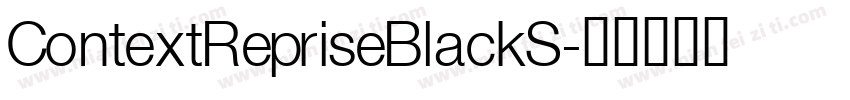 ContextRepriseBlackS字体转换