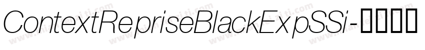 ContextRepriseBlackExpSSi字体转换